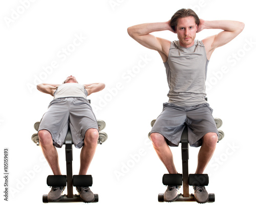 Bench Sit Up photo