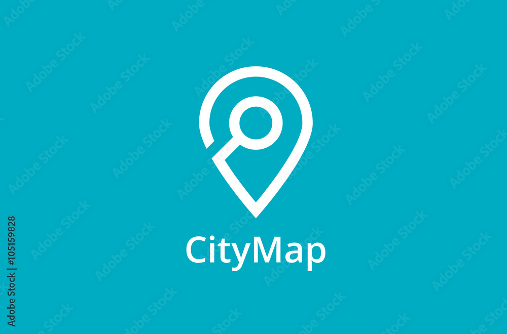 Map Point Location Logo. City locator design vector template. Pin maps symbol vector . Gps icon design vector. Simple clean design Map Point Location Logo. City locator design vector template. Pin maps symbol vector . Gps icon design vector. Simple clean design