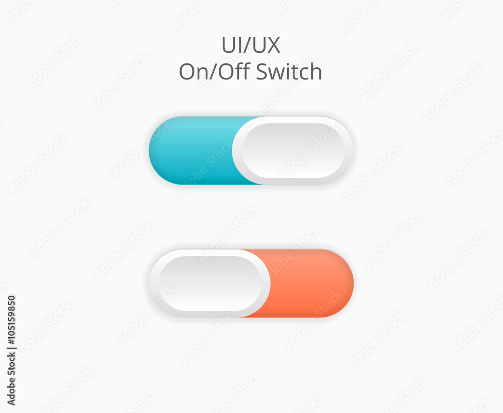 On Off Switch. On Off Switch electric. On Off Switch for ui and ux ...