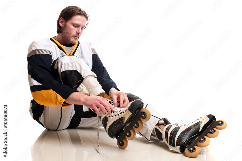 Obraz premium Roller Hockey Player