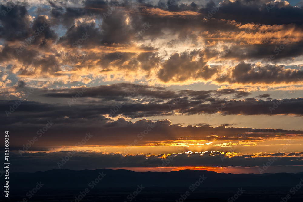 Vosges Mountians Sunset