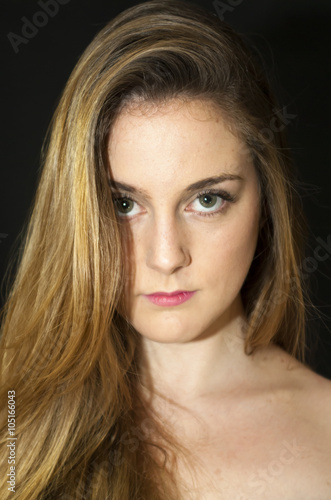Portrait of Beautiful Young Woman