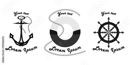 marine tattoo set