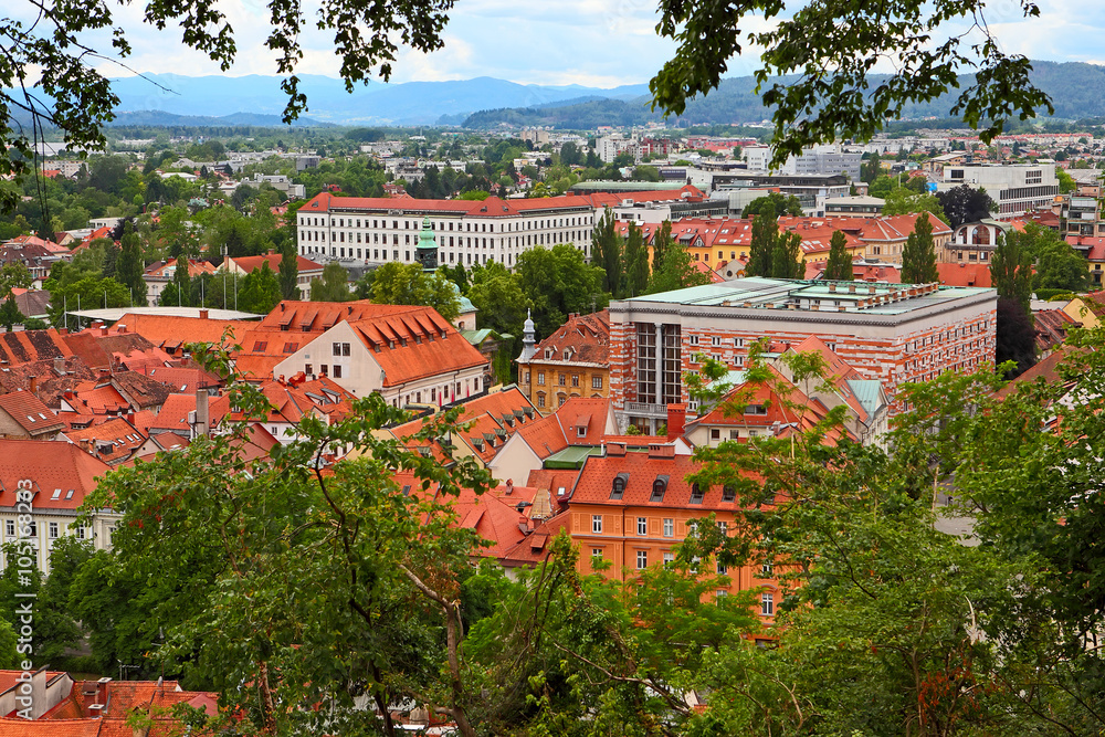 Naklejka premium Ljubljana