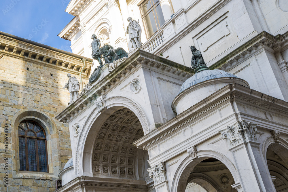 Obraz premium Bergamo, close up on chuch, Italy