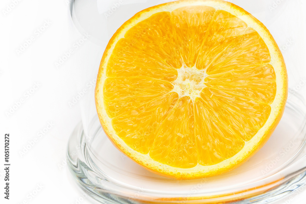 Slice of an orange Slice of an orange