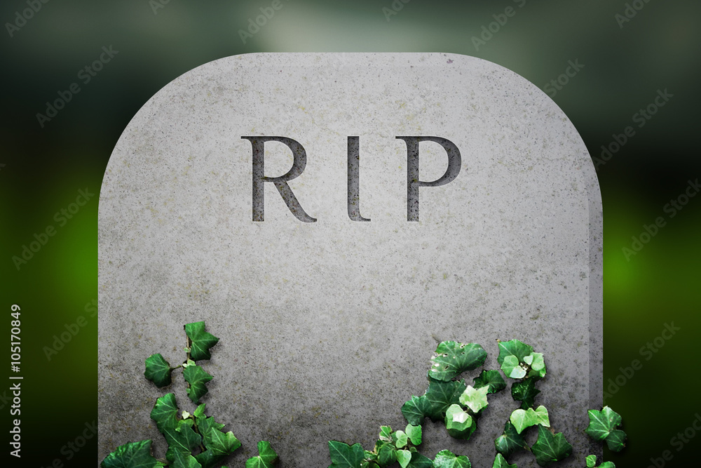 RIP on Grave Funeral Background Stock Illustration | Adobe Stock