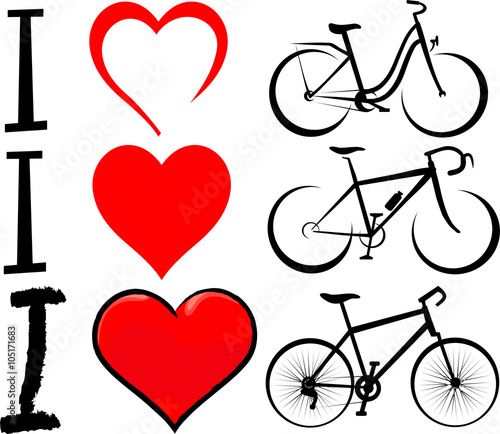 i love bicycle, bike