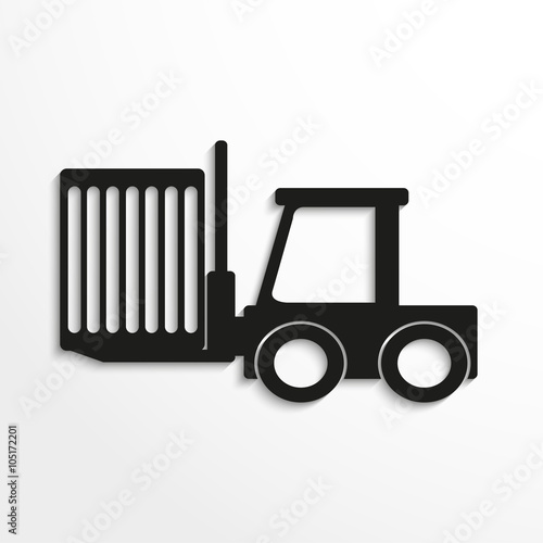 The loader. Vector icon.