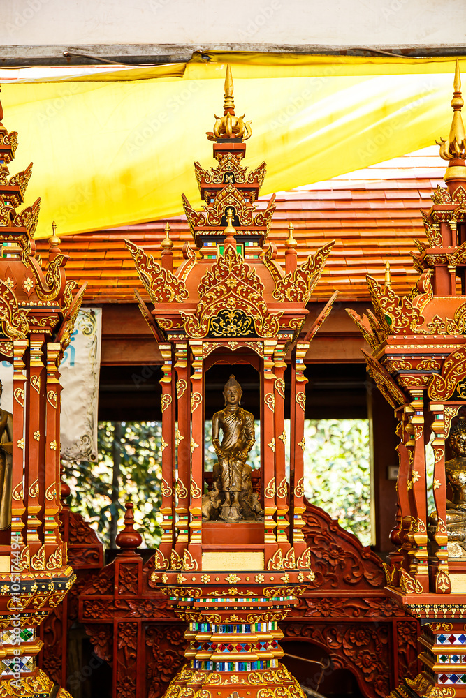 Wat Phra That Cho Hae Temple in Phrae at Thailand