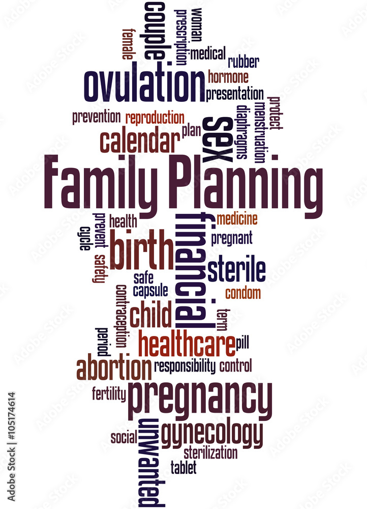 Family Planning, word cloud concept 10