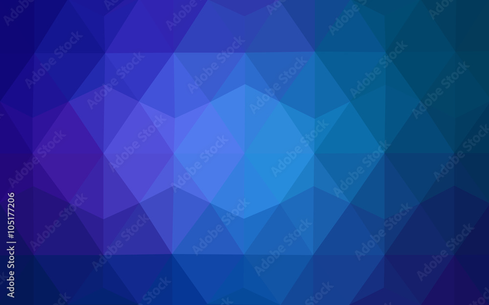 Obraz premium Multicolor dark pink, blue polygonal design pattern, which consist of triangles and gradient in origami style.