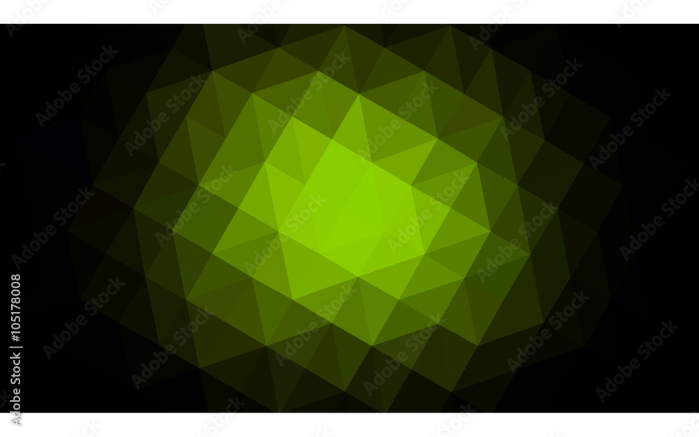 Dark green polygonal design pattern, which consist of triangles and gradient in origami style. Dark green polygonal design pattern, which consist of triangles and gradient in origami style.