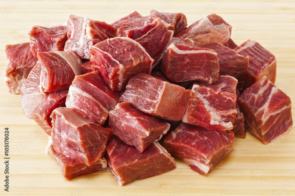 Beef Stew Meat Raw