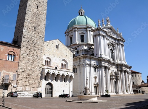 Baroque church "New Cathedral" (1604-1825). Brescia, Italy.