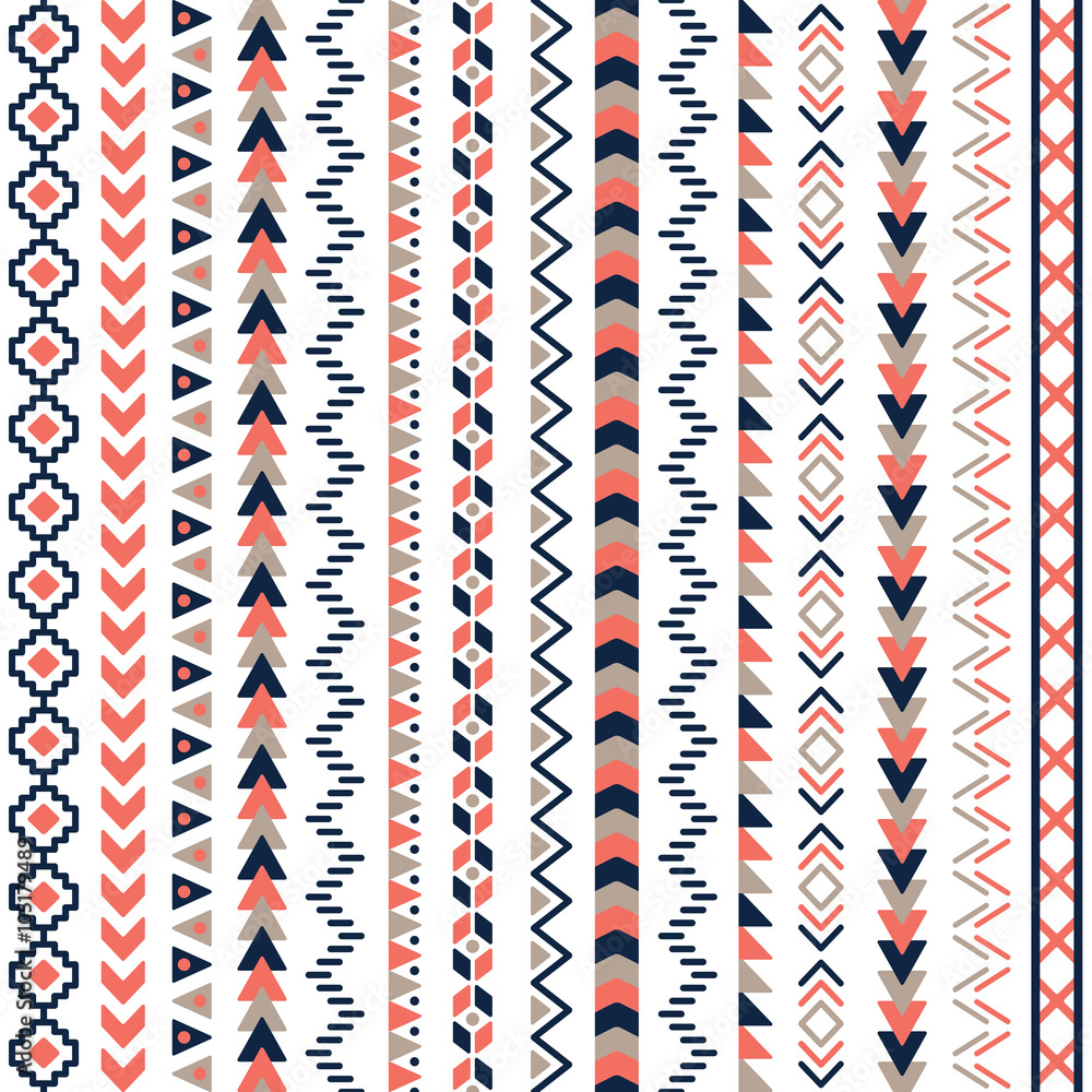 Vector tribal aztec seamless pattern Vector tribal aztec seamless pattern