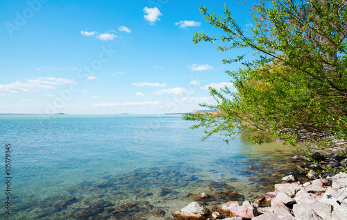 Fototapeta Naklejka Na Ścianę i Meble -  Landscape of Lake Balaton, Hungary