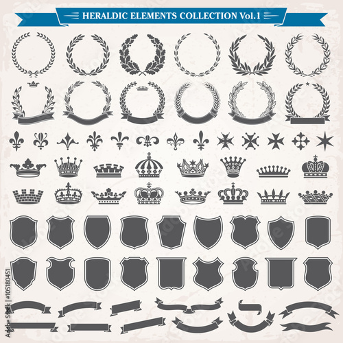 Heraldic Elements Set 1