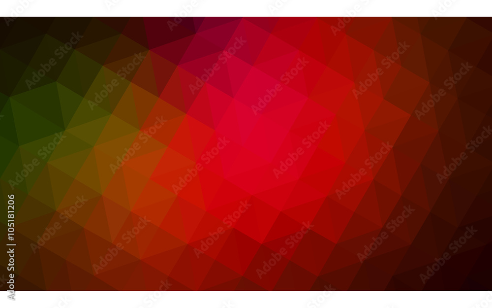 Multicolor dark red, green polygonal design pattern, which consist of triangles and gradient in origami style. Multicolor dark red, green polygonal design pattern, which consist of triangles and gradient in origami style.