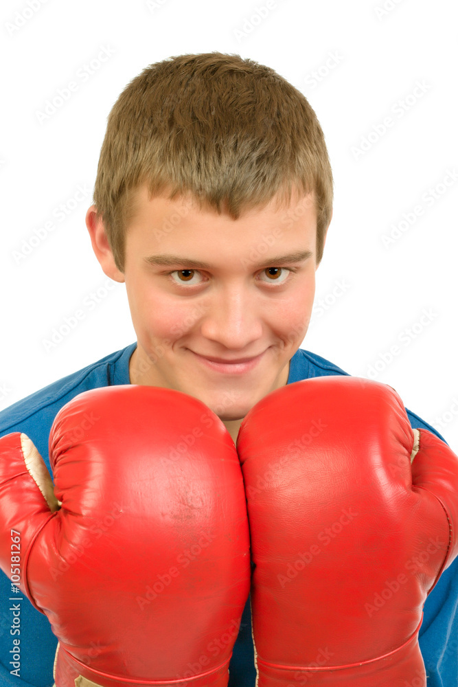 The young man the boxer The young man the boxer