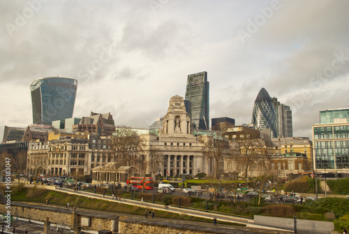 Skyline of london, England