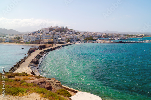 Panoramic view in Naxos island, Cyclades, Greece
