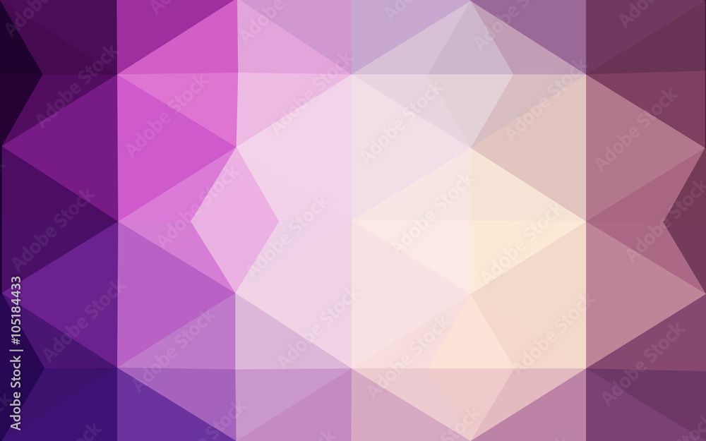 Multicolor dark purple, pink polygonal design pattern, which consist of triangles and gradient in origami style. Multicolor dark purple, pink polygonal design pattern, which consist of triangles and gradient in origami style.