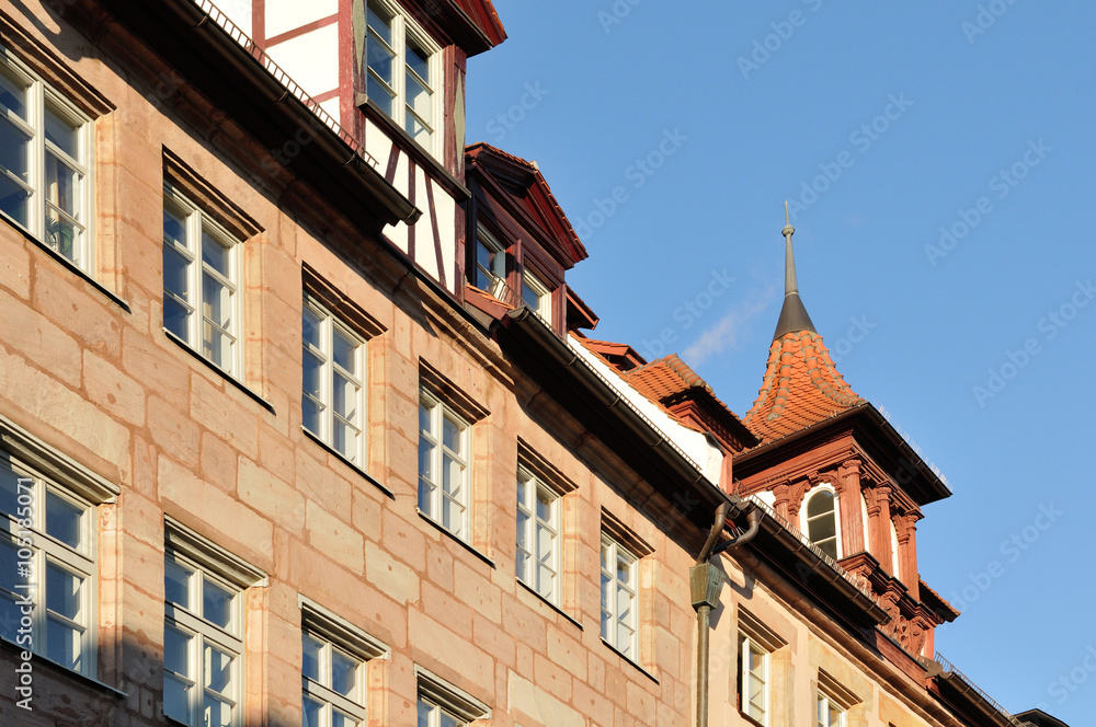 ein altes haus in nürnberg