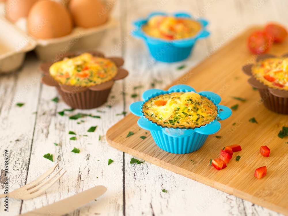 Gesunde EierMuffins StockFoto Adobe Stock