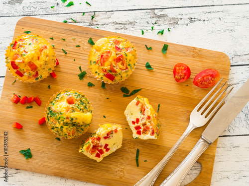 Gesunde Eier-Muffins