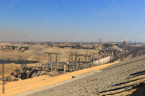 High Dam in Aswan Egypt
