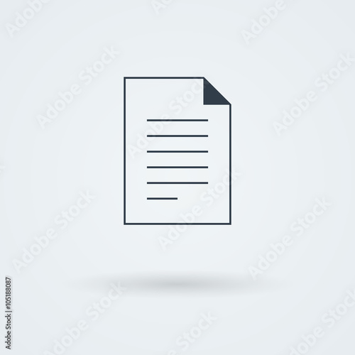 Vector text and checklist icon © Drekhann