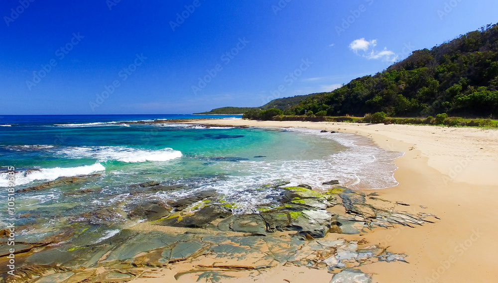 Bird eye view of the Great Ocean Road - Victoria, Australia