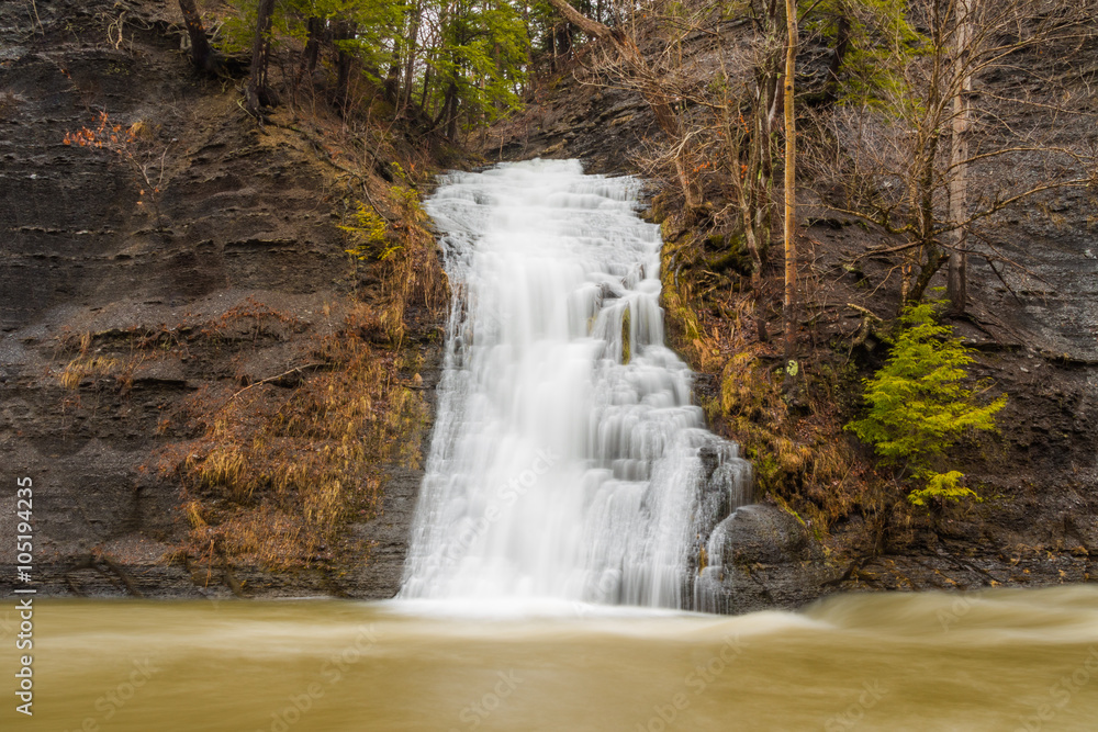 Obraz premium Spring Waterfall