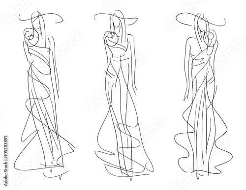      Sketch Fashion Poses 