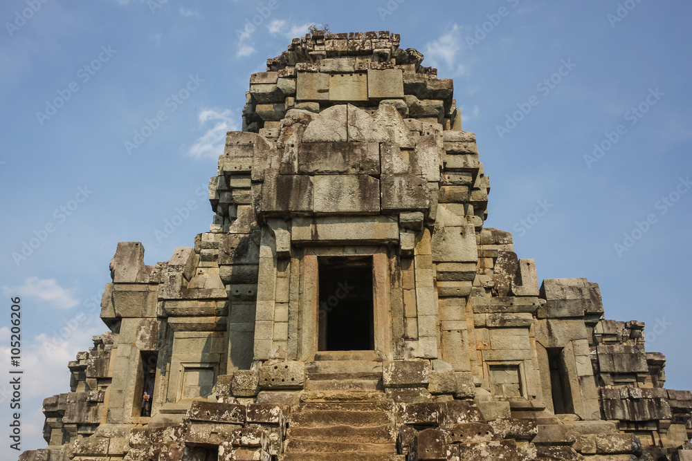 Ruins of Ta Keo temple in the ancient city of Angkor, Cambodia