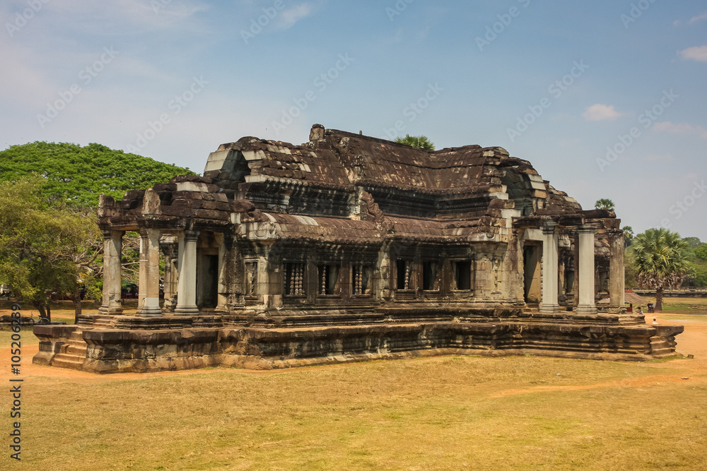One of the many temples of Angkor Wat complex in the ancient cit
