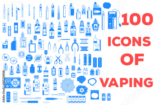 100 icons of vaping