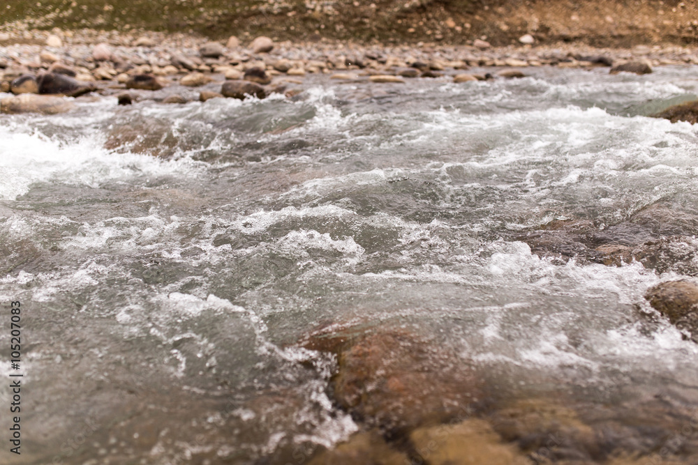 mountain river in Kazakhstan in nature mountain river in Kazakhstan in nature