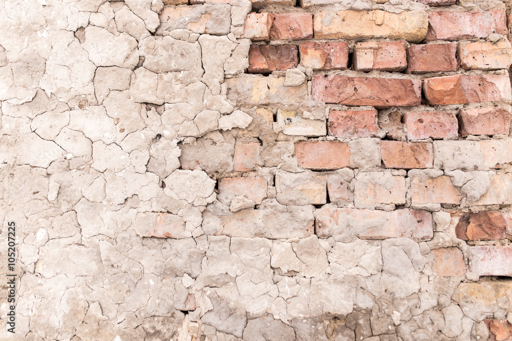 Old brick wall as background Old brick wall as background