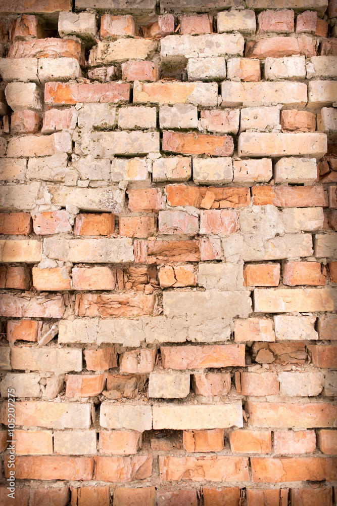 Obraz premium Old brick wall as background