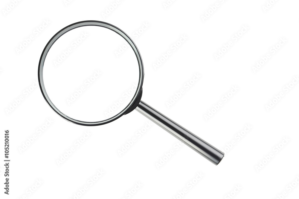 Magnifying glass isolated on a white Magnifying glass isolated on a white