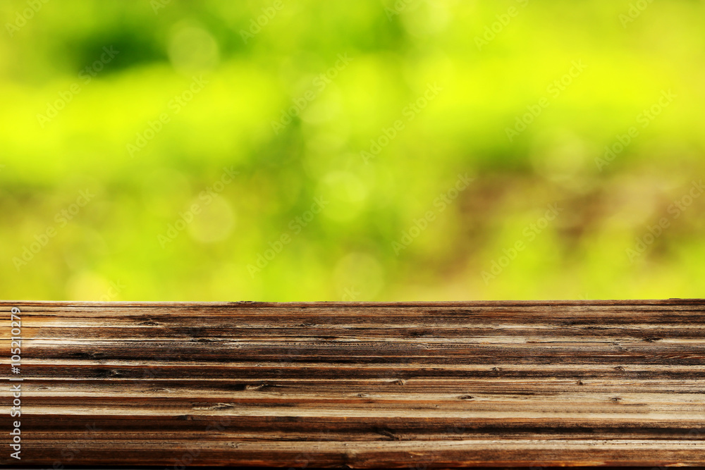 Background with wooden table Background with wooden table