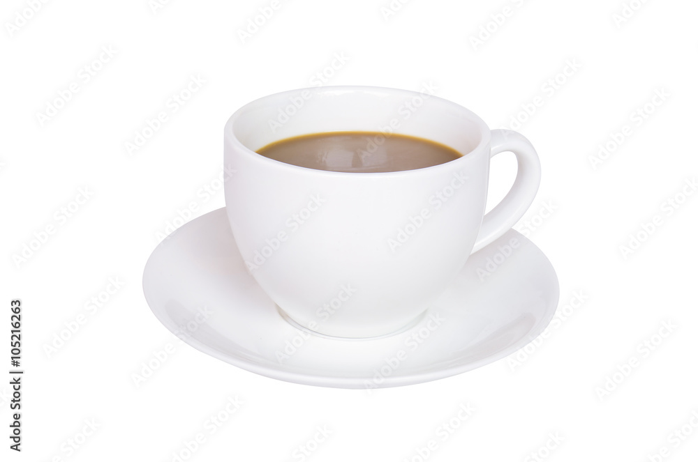 coffee cup isolated on white background. clipping path