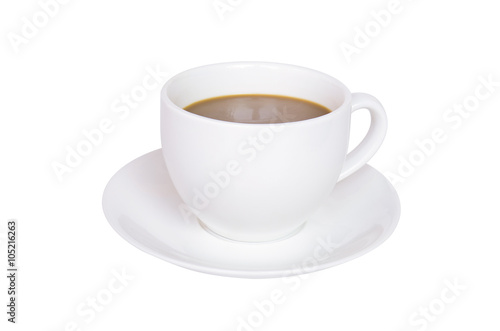 coffee cup isolated on white background. clipping path