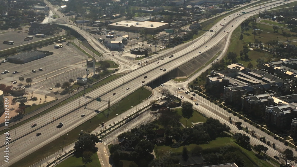 4K UltraHD Aerial view of San Antonio, Texas traffic 4K UltraHD Aerial view of San Antonio, Texas traffic