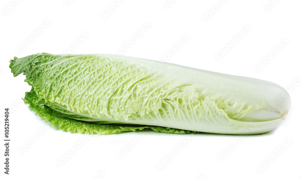lettuce leaves isolated on white background lettuce leaves isolated on white background