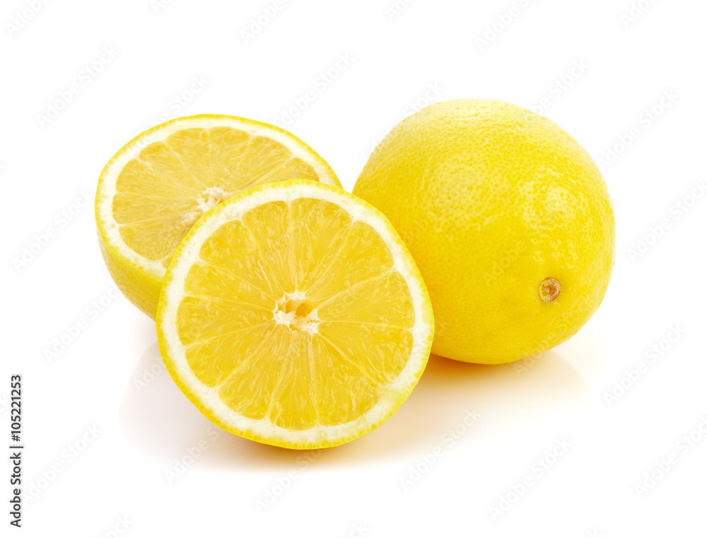 lemon isolated on white