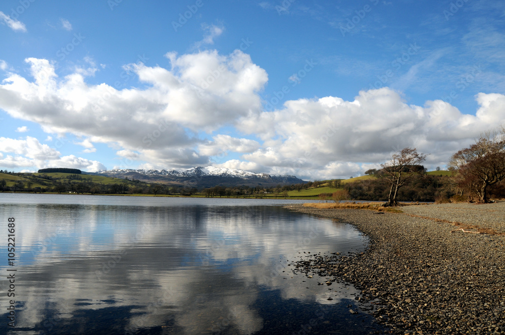 Lake Bala at Llangower in Snowdonia