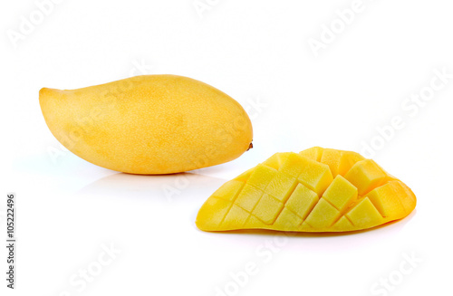 mango isolated on white background